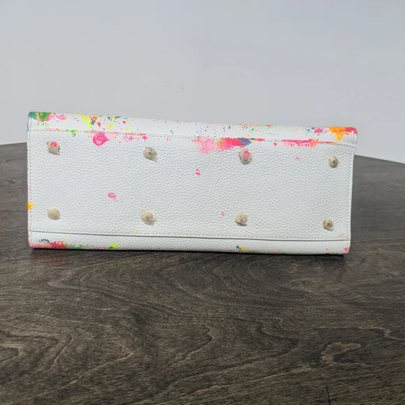 Anca Barbu Sophia Chakras Bright NWOT Handbag Purse Bag Top Handle - Picture 10 of 16